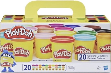 Play-Doh 20 tub z kolorową ciastoliną