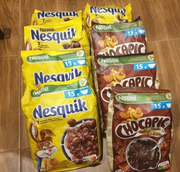 8x płatki czekoladowe Nesquik Chocapic