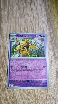 Karta pokemon Kadabra reverse TWM 