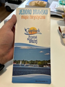 JEZIORO DRAWSKO MAPA TURYSTYCZNA CZAPLINEK