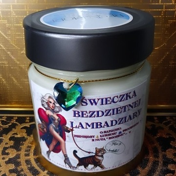 Świeca sojowa HandMade Lambadziara śmieszne RABAT