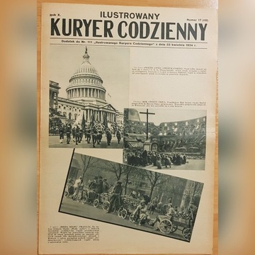 KURYER CODZIENNY - 23.IV.1934r /NR 111/Waszyngton