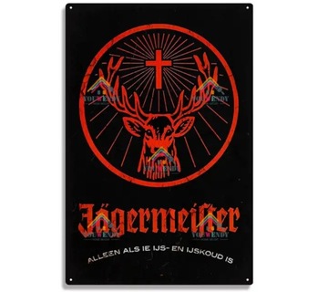 Tablica metalowa Jagermeister