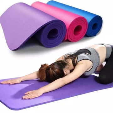 Yoga mata antypoślizgowa Fitness sportowy 3MM-6MM 