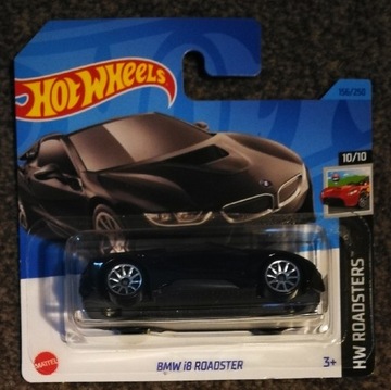 Hot wheels BMW i8 Roadster Czarny