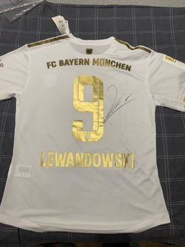 Koszulka Bayernu R Lewandowski z autografem