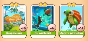 Coin Master Drogow Psi wielbiciel Żółw w powietrzu