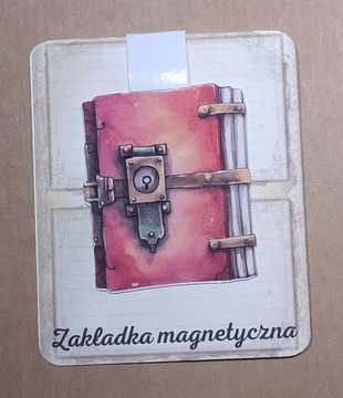 Zakładka magnetyczna księga magia