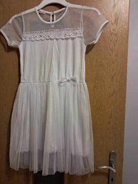 Sukienka biała, rozm. 152