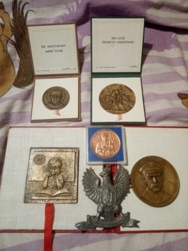 Medale kolekcja Okazja PLUS pudełka orginalne 