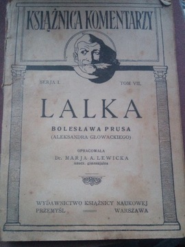 Książka Lalka - Bolesław Prus 1927