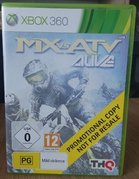 MX vs ATV Alive Promo Xbox 360