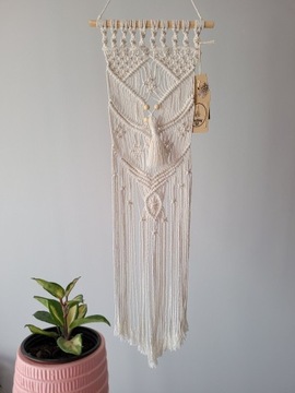 Mini makrama dekoracja na ścianę boho nordic