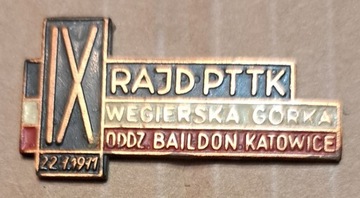 Katowice Baidon Węgierska Górka Rajd PTTK Beskid