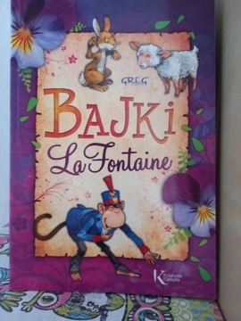 Bajki La Fontaine książka dla dzieci 