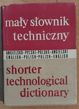 Mały slownik techniczny angielsko-polski pol-ang.