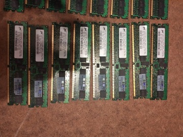 RAM Micron MT18HTF12872Y 1GB DDR2 400 CL3 ECC 2szt