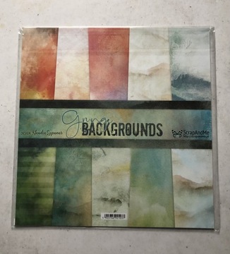 „Grunge Backgrounds” zestaw papierów