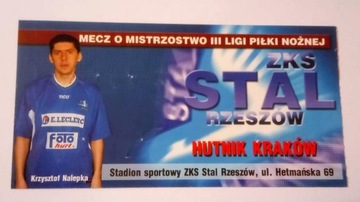 Bilet Stal Rzeszów - Hutnik Kraków III liga