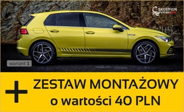 Naklejki VW Golf 8 lub gabaryt.podobne 4 warianty