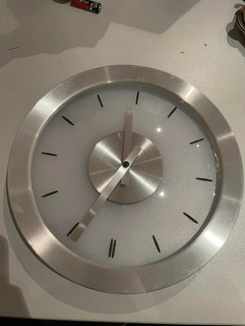 Zegar srebrny IKEA DASSIGT