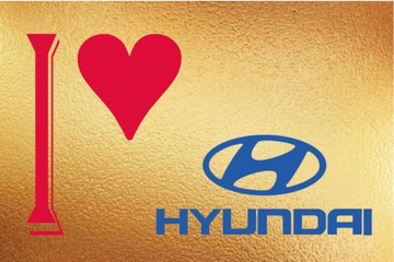 Magnesy na lodówkę -  i love hyundai