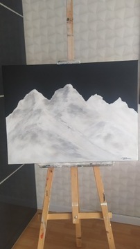 Obraz " Zima w górach "