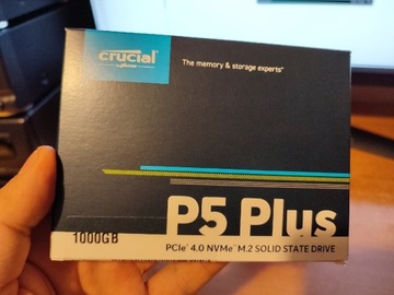 Nowy SSD Crucial P5 Plus 1TB, M.2 NVMe, PCIe 4.0