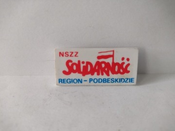 Przypinka NSZZ Solidarność Region - Podbeskidzie