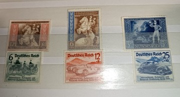 Znaczki pocztowe Deutsches Reich 6szt