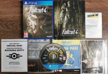 Fallout 4 na PS4. Komplet po Polsku+Steelbook. 