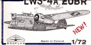 LWS 4A ŻUBR 1936 - BROPLAN 1/72 unikat