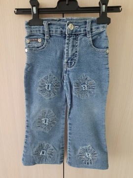 Spodnie jeansowe dla dziewczynki rozm. 92