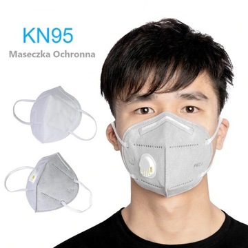 Maska ochronna KN95 antywirusowa zawór certyfikat