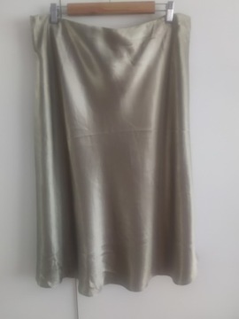 H&M spódnica satyna wiskozowa trapezowa  XL XXL