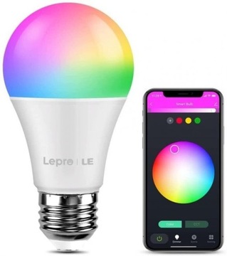Żarówka Led Bulb WIFI Smart E27 RGB aplikacja