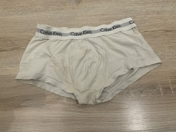 Bokserki Calvin Klein zalane do masturbacji fetysz