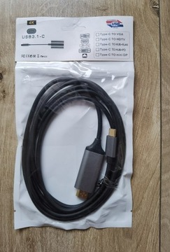 Kabel HDTV hdmi USB typ C 