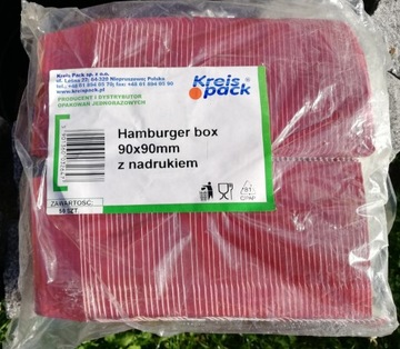 Hamburger boxy Kreis Pack 100 szt. dwie paczki x50