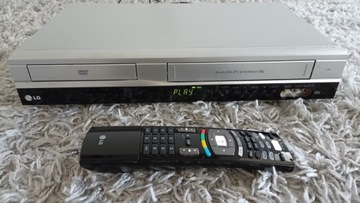 Magnetowid Video Wideo Combo VHS DVD LG V180  HiFi. 6 głowic pilot 