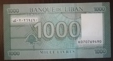 Liban. 1000 Livres STAN UNC SERIA K