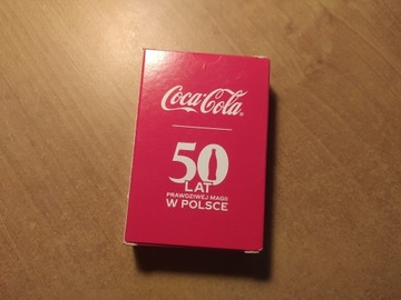 Karty talia Coca-Cola - Edycja limitowana 50 lat