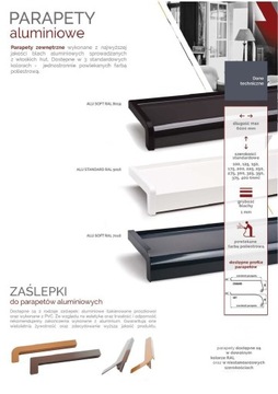 Parapet Aluminiowy,Stalowy, Standard, Softline