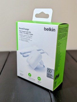 Ładowarka Belkin 30W z kablem USB-C/USB-C, PPS