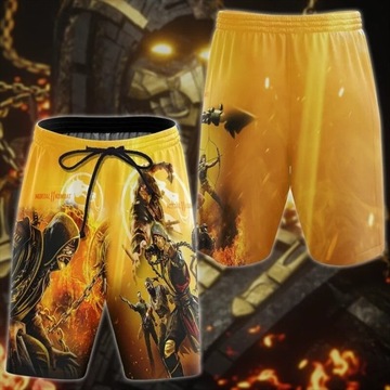 Shorty XL spodenki treningowe mortal kombat walki