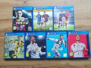 Zestaw gier z serii FIFA na PS4 (14-20)