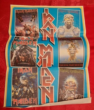 Plakat Iron Maiden PRL 