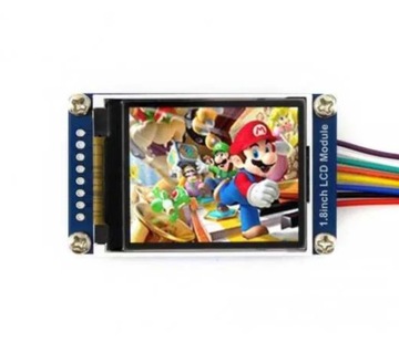 Wyświetlacz LCD TFT - kolorowy 1,8'' 128x160px SPI