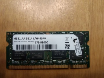 Pamięć RAM DDR2 HYNIX HYMP125S64CP8-S6 AB-C 2 G