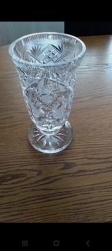 Piękny wazon z kryształu wysokość 24,50 cm